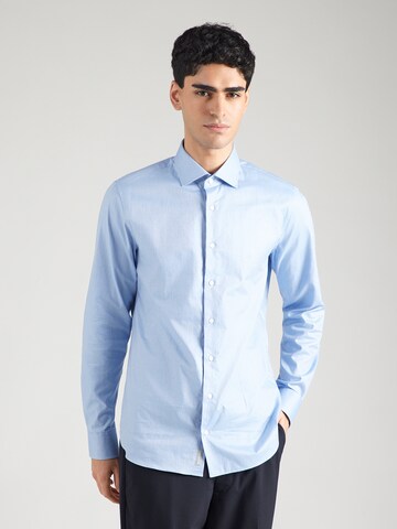 Michael Kors Slim fit Overhemd 'CLASSIC' in Blauw: voorkant