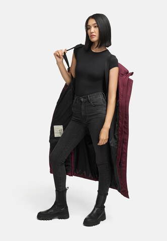 Manteau d’hiver 'Engelsfeder XIV' NAVAHOO en rouge