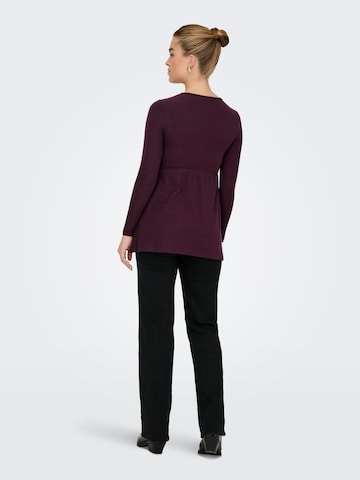 Only Maternity Shirt 'OLMMALAYA' in Rood