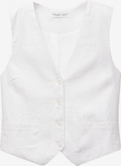 Pull&Bear Pukuliivi värissä valkoinen, Tuotenäkymä