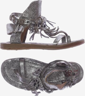 A.S.98 Sandals & High-Heeled Sandals in 36 in Silver: front