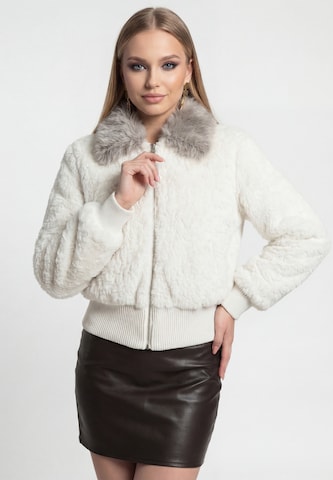 faina - Chaqueta de entretiempo en blanco
