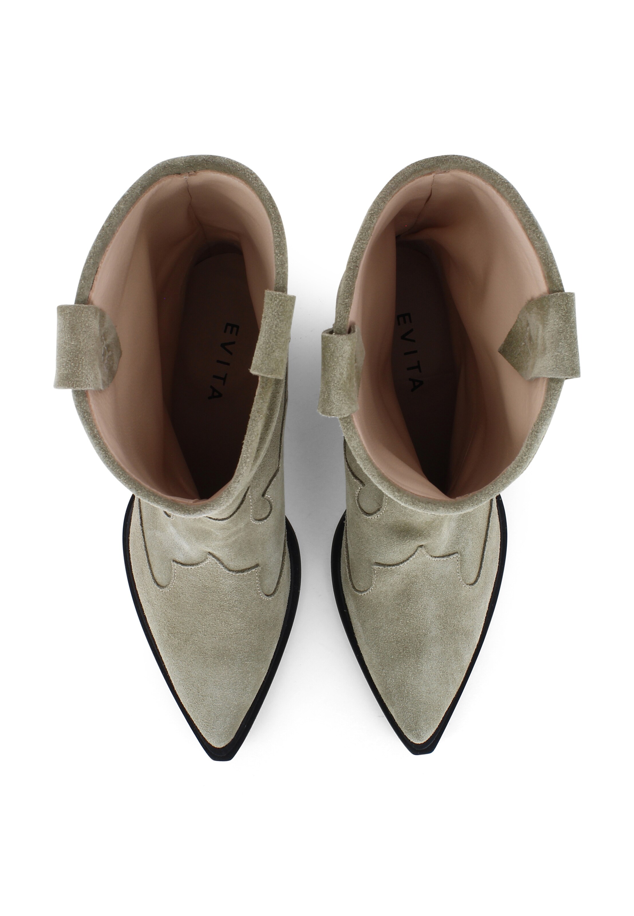 EVITA Cowboylaarzen 'GINEVRA' in Grijs