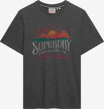 Superdry & Co T-Shirt 'Outdoors Mountain' in Grau: Vorderseite