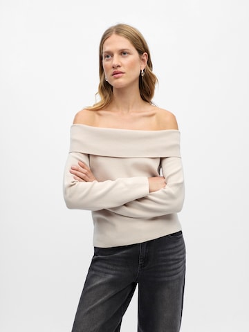 OBJECT Πουλόβερ 'OBJREYNARD' σε γκρι: μπροστά