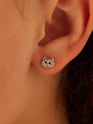 Boucles d'oreilles Lucardi en argent