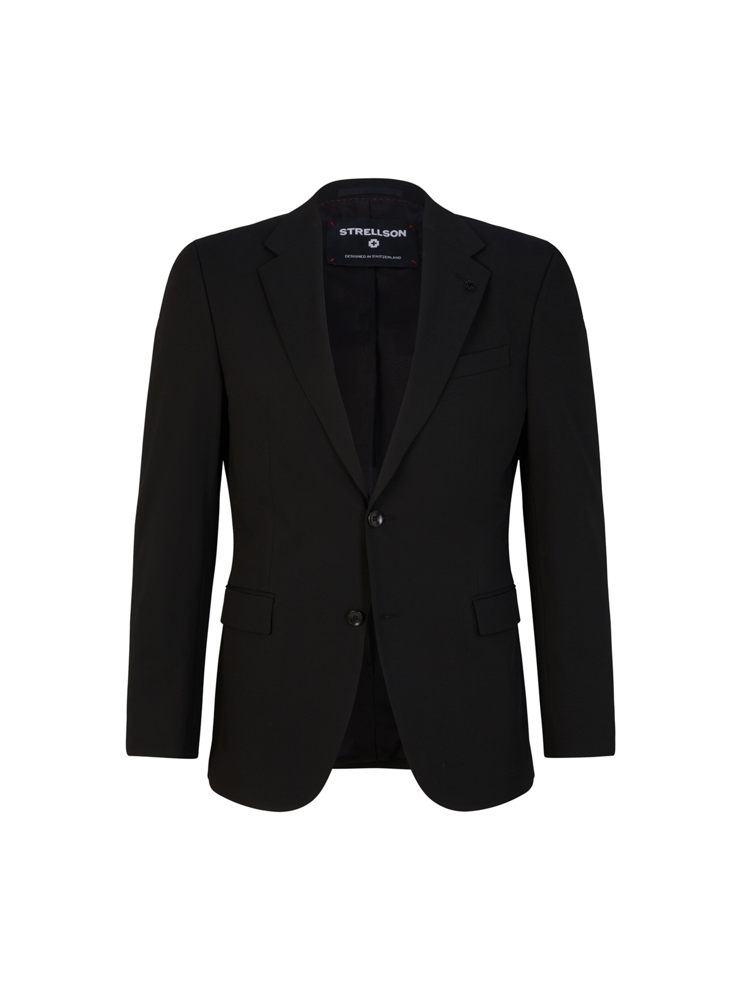 STRELLSON Slim Fit Sakko 'Adrian2' in Schwarz: Vorderseite