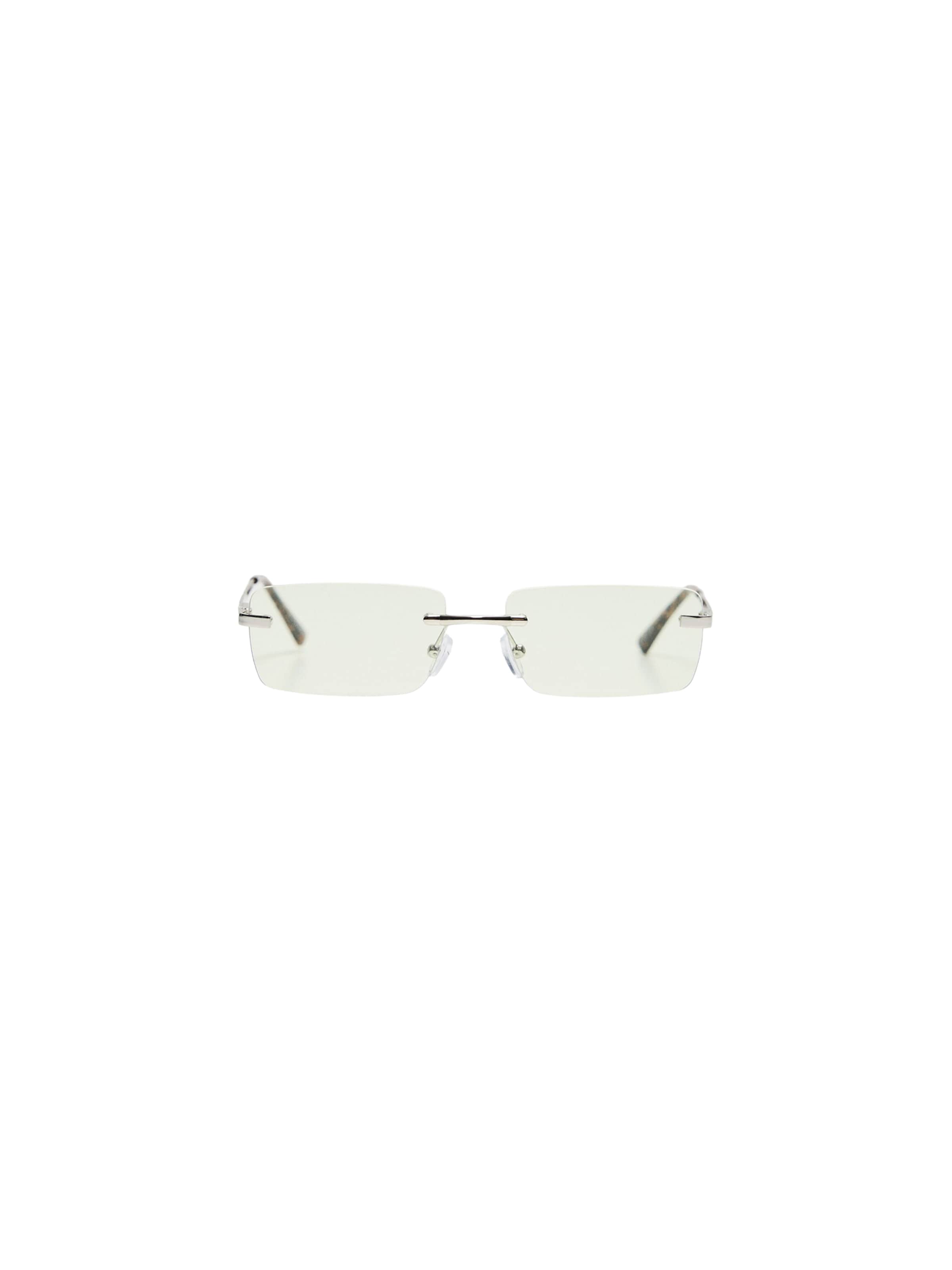 Bershka Sonnenbrille in silber, Produktansicht