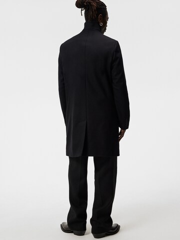 J.Lindeberg Between-Seasons Coat 'Holger Melton' in Black