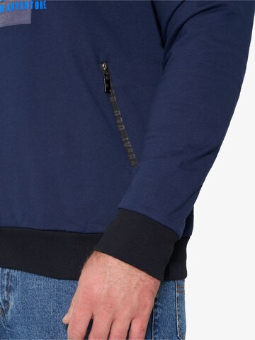 Jan Vanderstorm Sweatshirt 'Finngard' in Blue