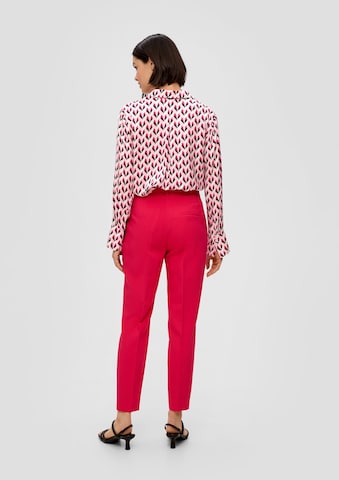 Camicia da donna di s.Oliver BLACK LABEL in rosa: dietro