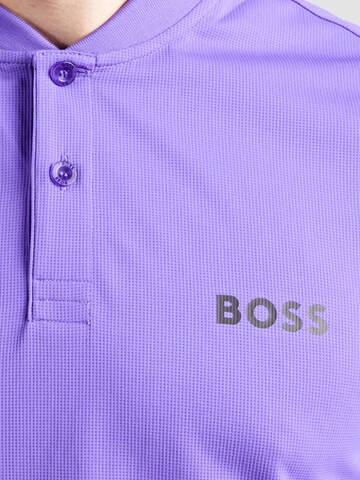 BOSS Performance shirt 'Pariq' in Purple