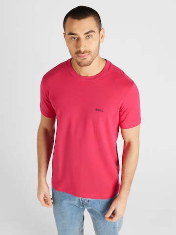 BOSS Green Shirt in Rood: voorkant