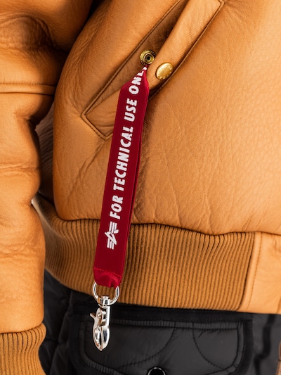 ALPHA INDUSTRIES Prechodná bunda - svetlohnedá / biela, Produkt