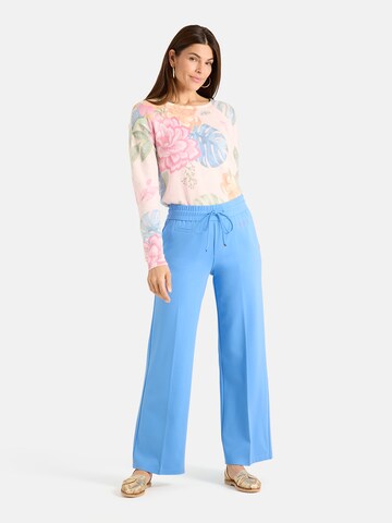 LIEBLINGSSTÜCK Wide leg Pleated Pants in Blue