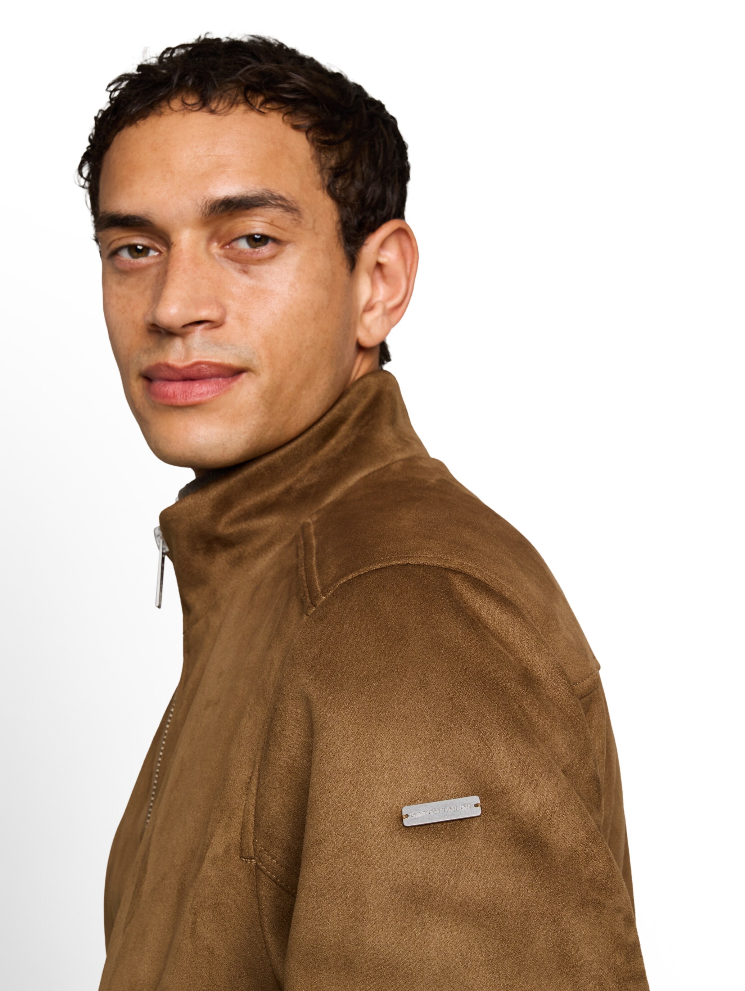 TOM TAILOR Between-season jacket in Brown