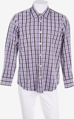 McGREGOR Button Up Shirt in L in Purple: front