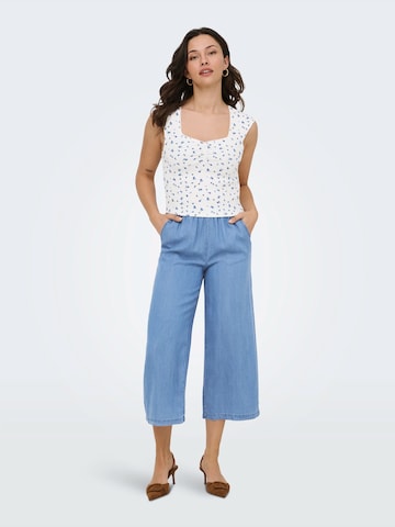 Top 'ONLFENJA' di ONLY in bianco