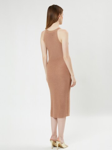 Influencer Dress in Beige