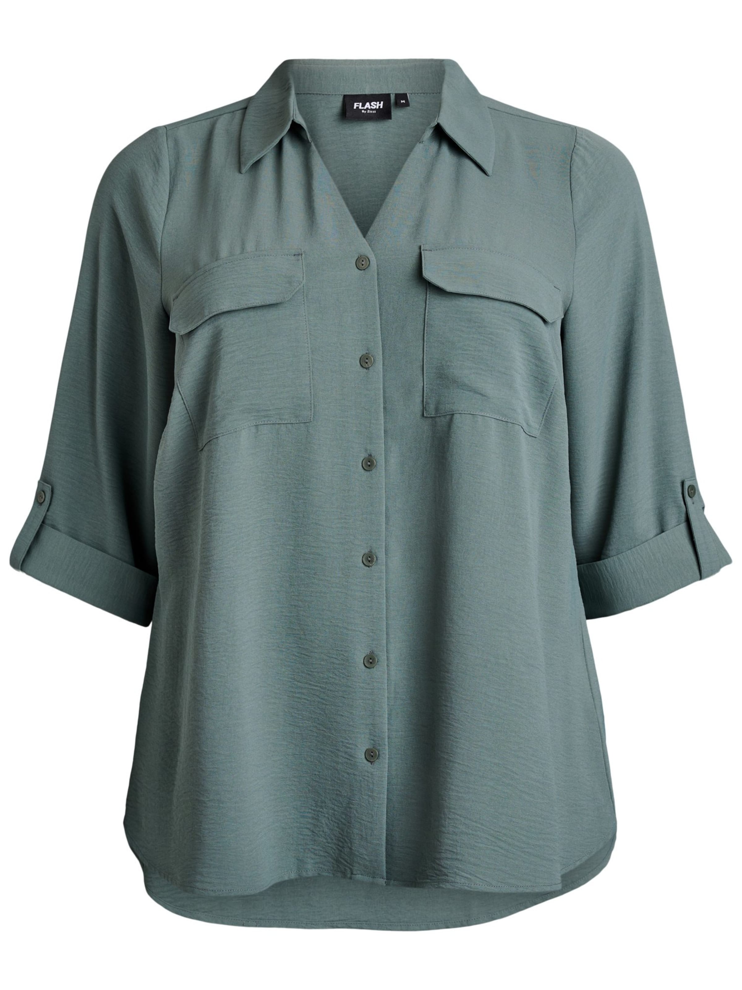 Zizzi Блузка 'Flkikka' в Зеленый: спереди