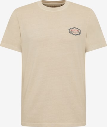 MUSTANG Shirt 'Austin' in Beige: Vorderseite