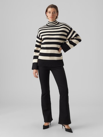 VERO MODA Sweter 'Hermosa' w kolorze czarny