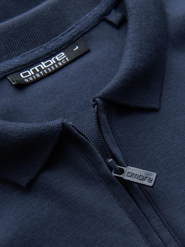 T-Shirt 'OM-POLS-0130' Ombre en bleu
