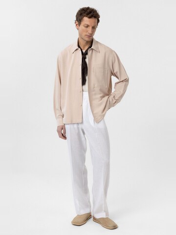 Antioch Regular fit Button Up Shirt 'Ash' in Beige