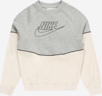 Nike Sportswear Суичър в сиво: отпред