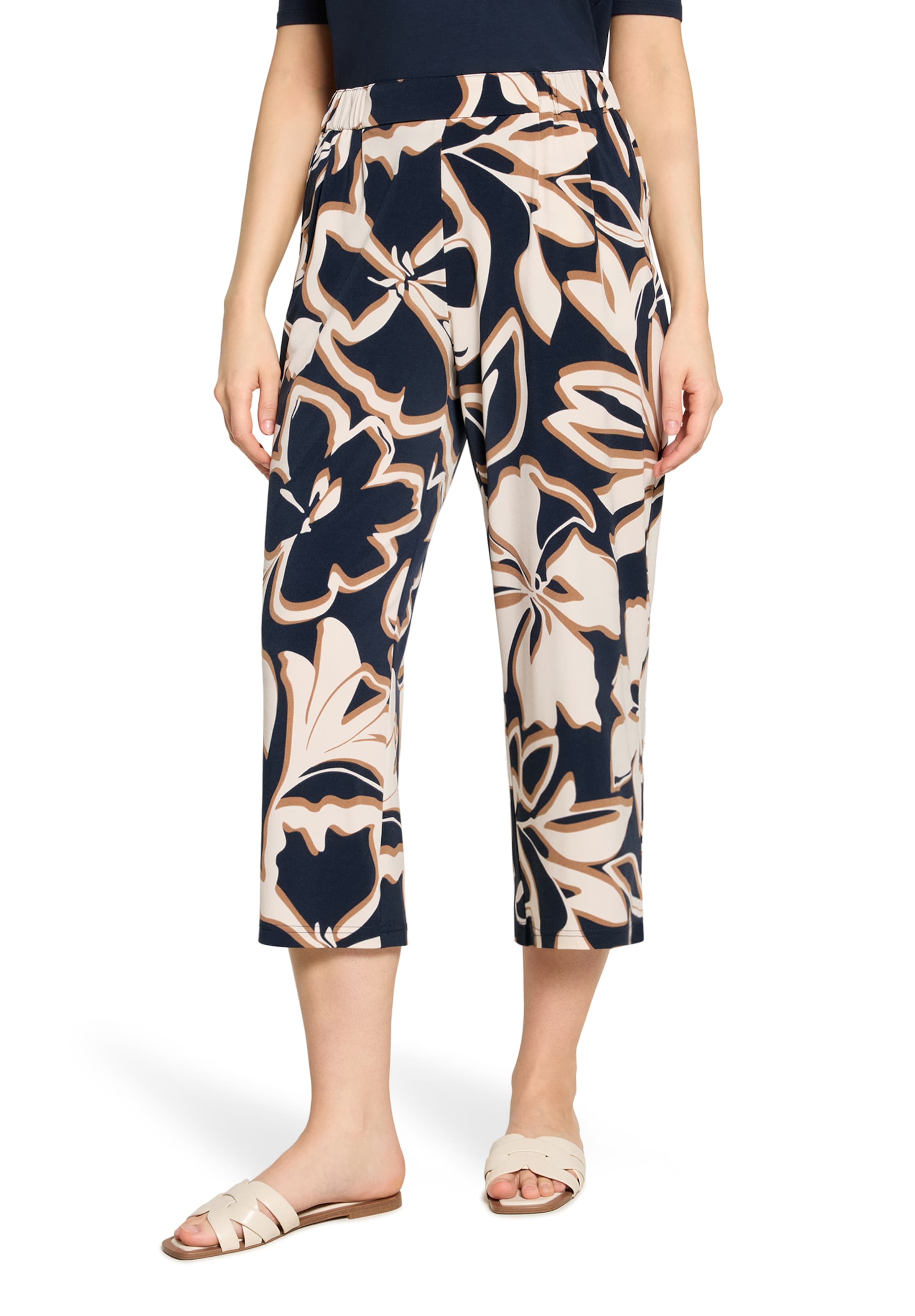 Betty Barclay Loosefit Jeans in Beige: voorkant
