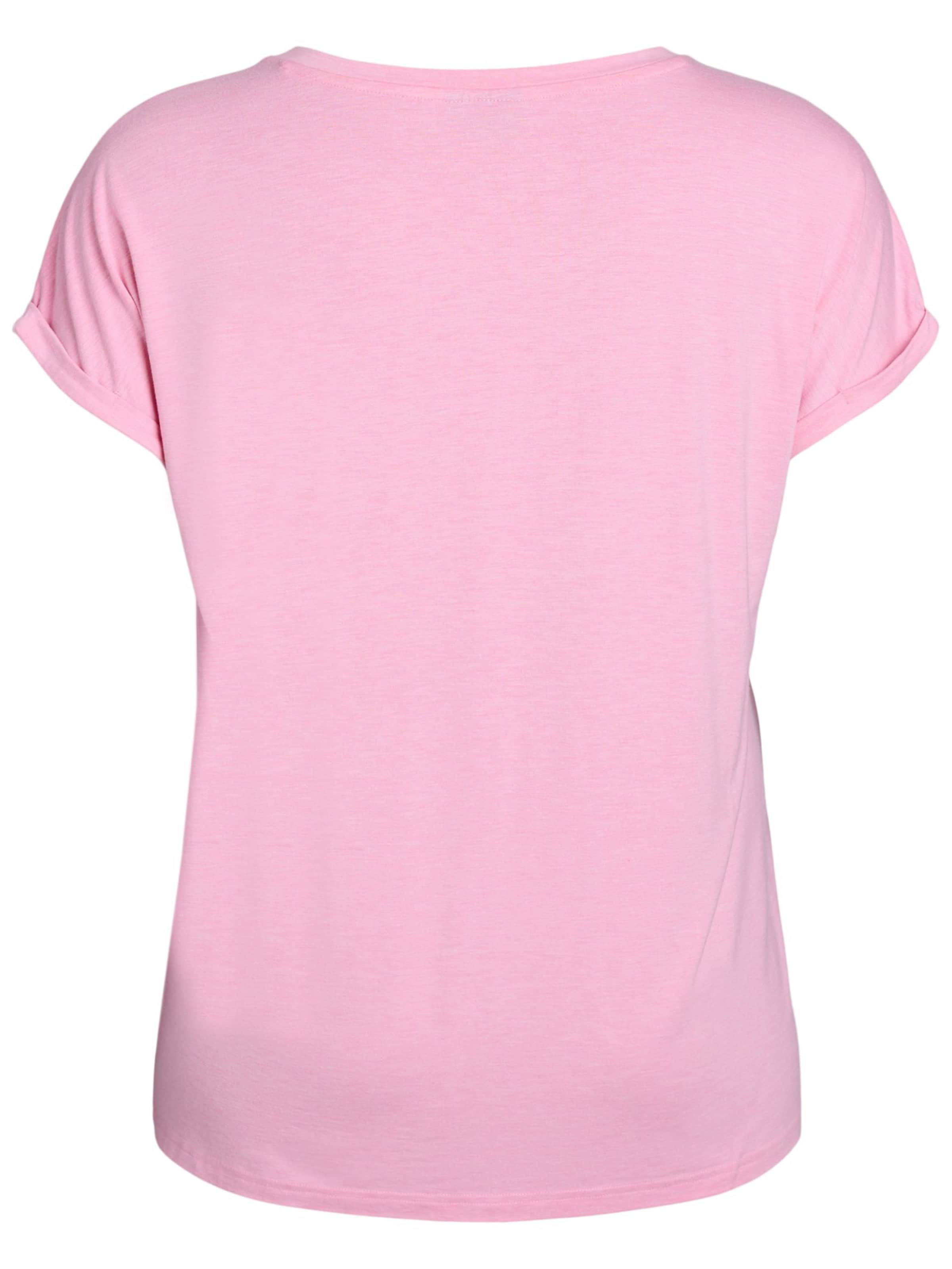 Zizzi Majica 'Manna' | roza barva