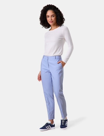 GERRY WEBER Regular Pleated Pants in Blue