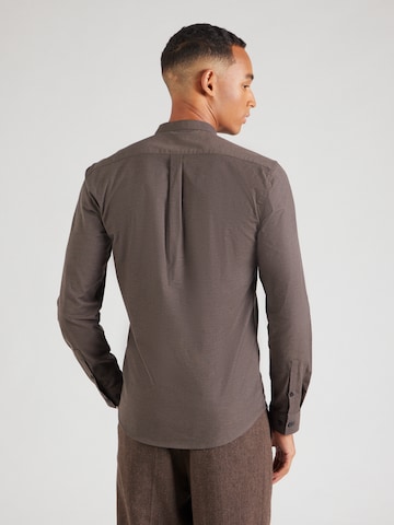 Lindbergh Slim Fit Риза в кафяво