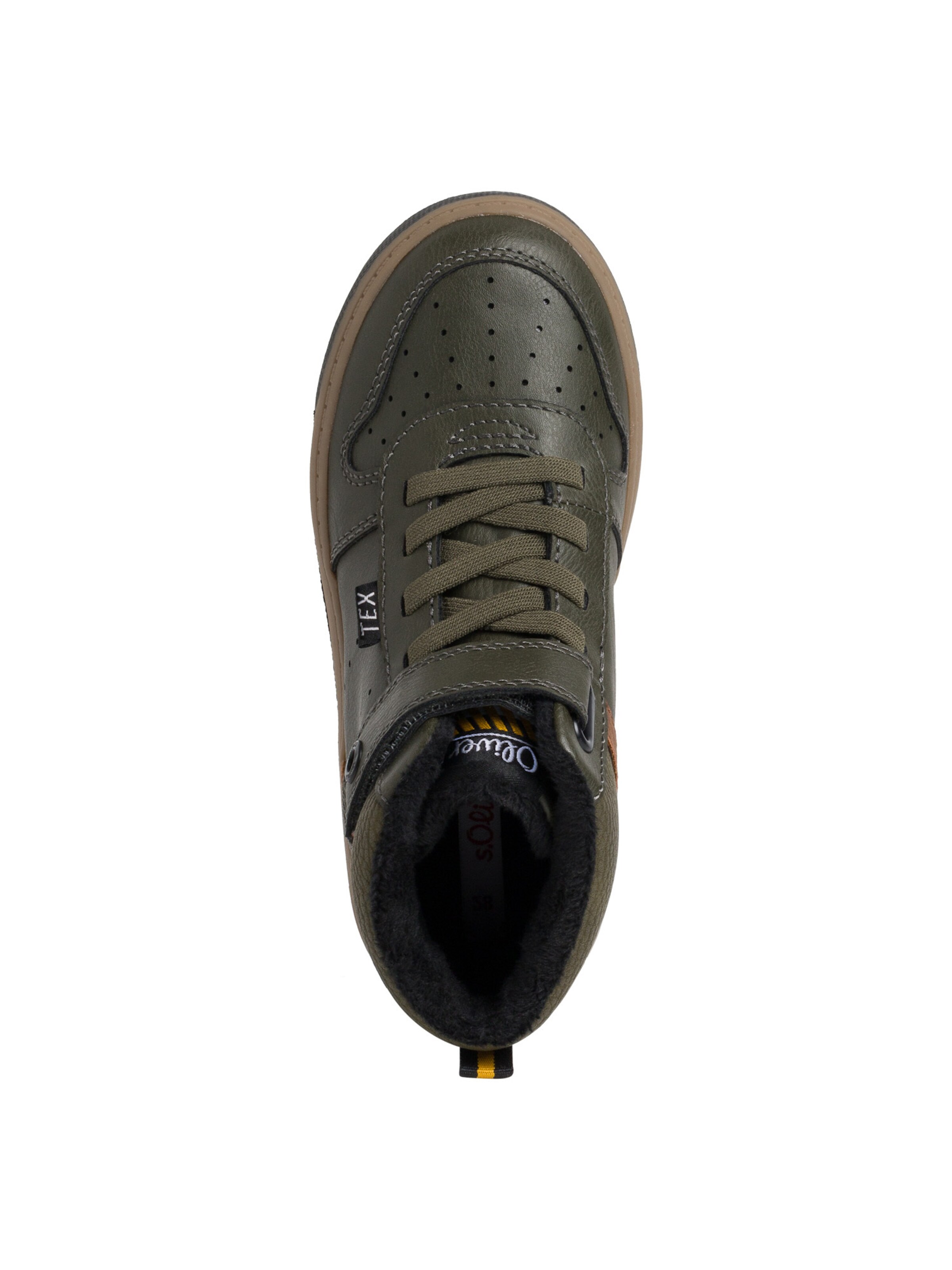 Baskets s.Oliver en vert