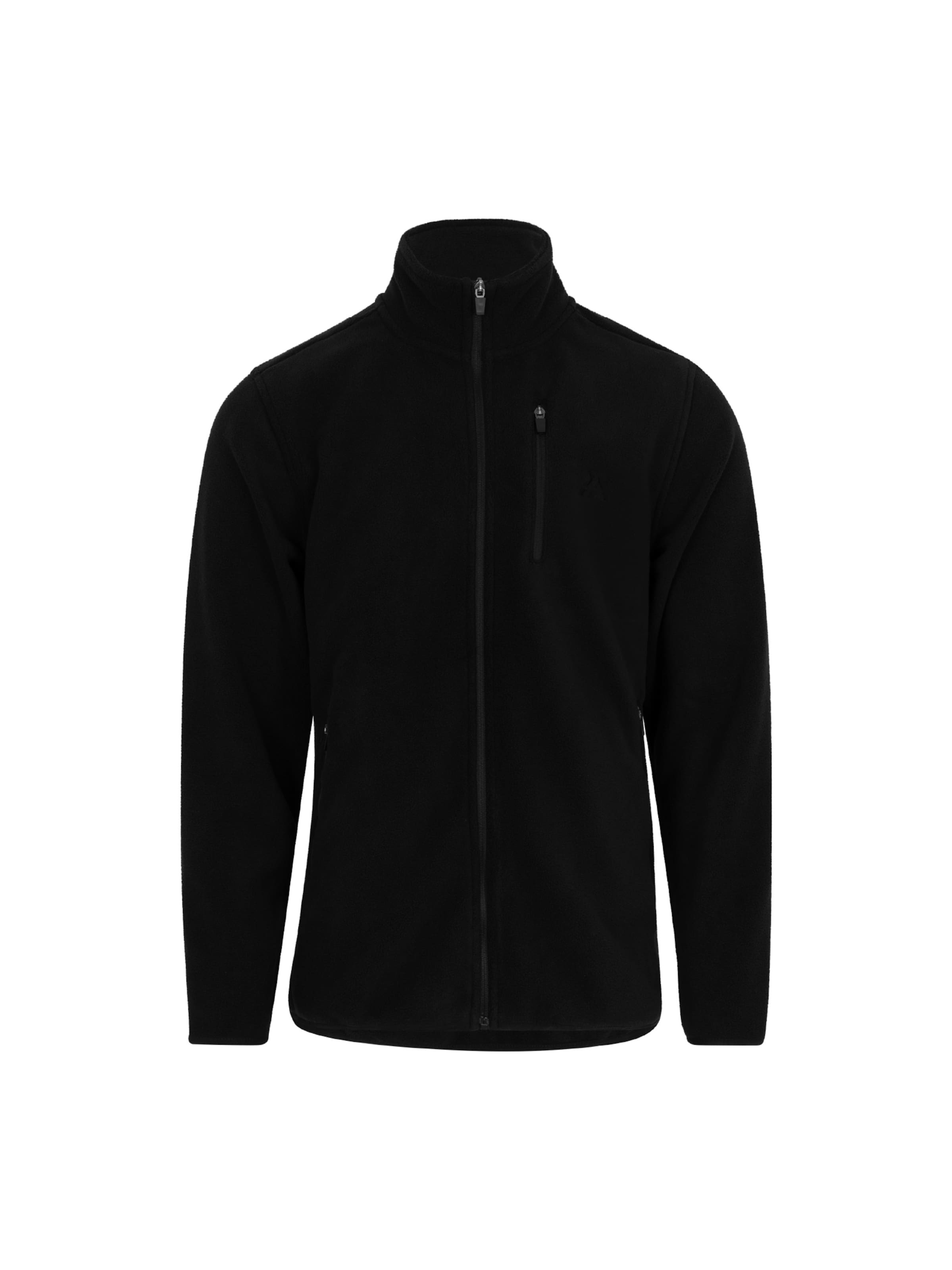 Veste en polaire 'Micro Fleece' DANISH ENDURANCE en noir : devant