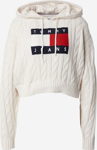 Tommy Jeans Pullover in Weiß: predná strana