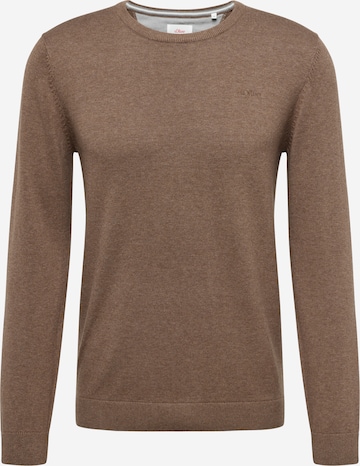 Pull-over s.Oliver en marron : devant