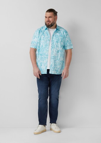 s.Oliver Regular fit Overhemd in Blauw