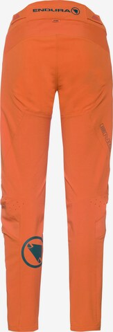 ENDURA Tapered Workout Pants 'MT500 Burner' in Orange