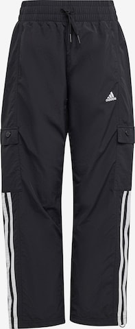 ADIDAS SPORTSWEAR Loosefit Sporthose 'JAM' in Schwarz: Vorderseite