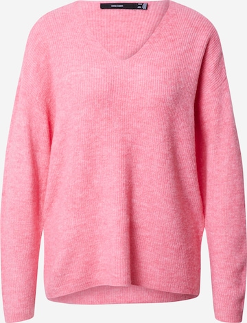 VERO MODA Пуловер 'LEFILE' в розово: отпред