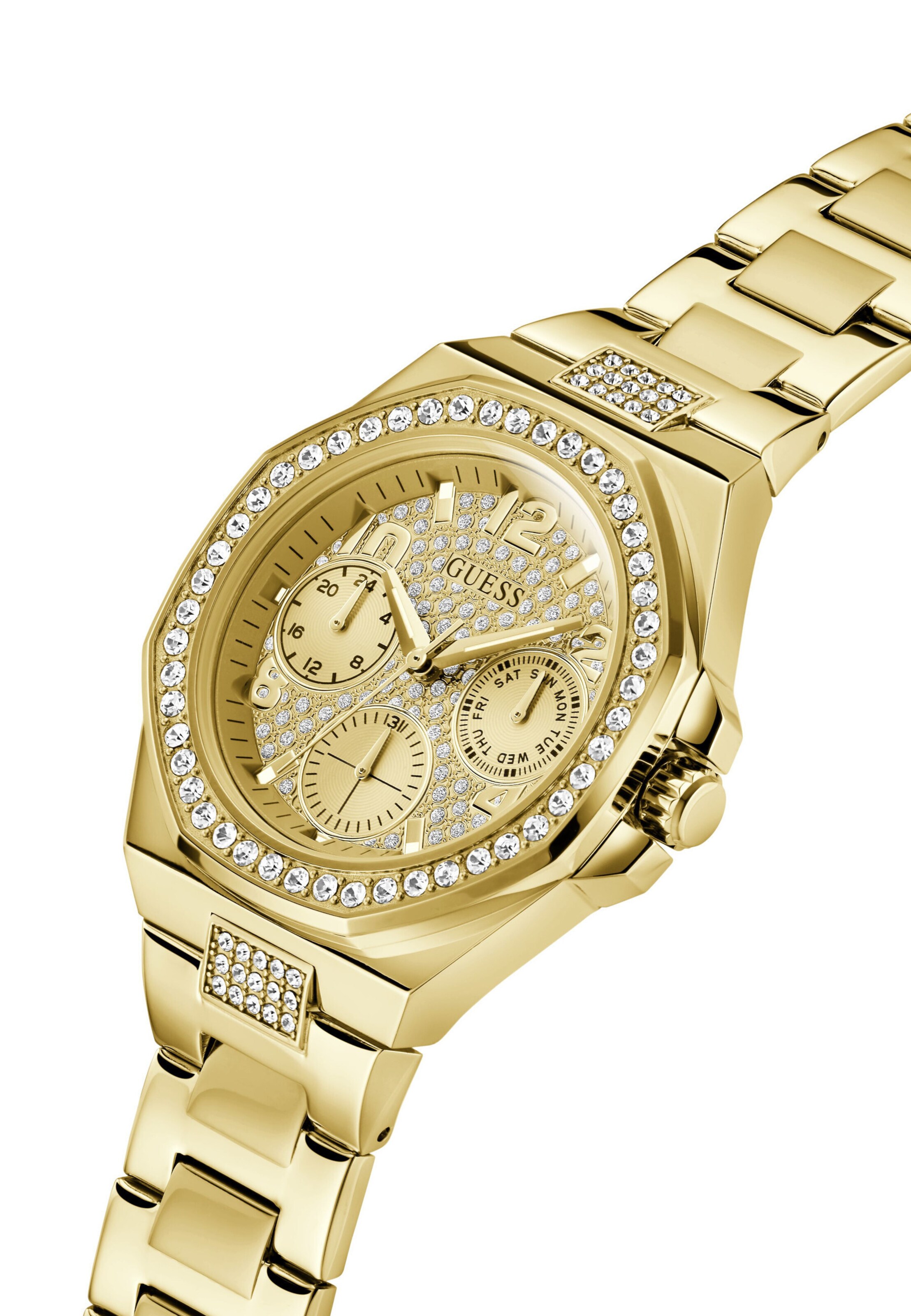 GUESS Analogt ur 'LADY EMPIRE' i guld