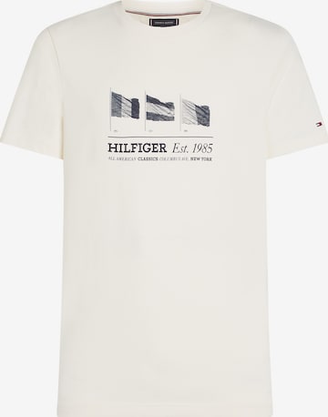 TOMMY HILFIGER Majica | bež barva: sprednja stran