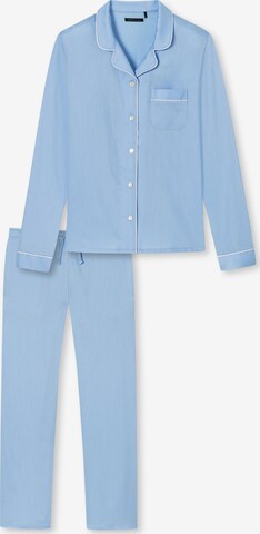 SCHIESSER Pyjama in Blauw: voorkant