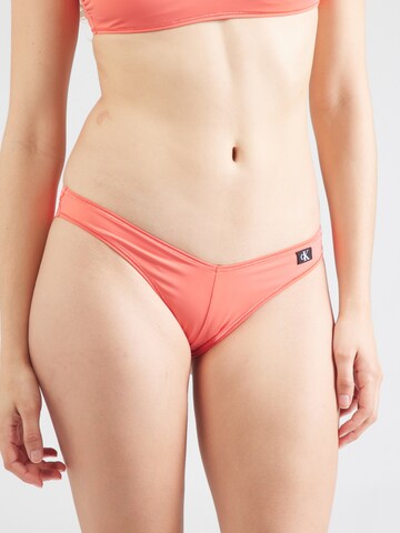 Slip bikini 'DELTA' di Calvin Klein Swimwear in arancione: frontale
