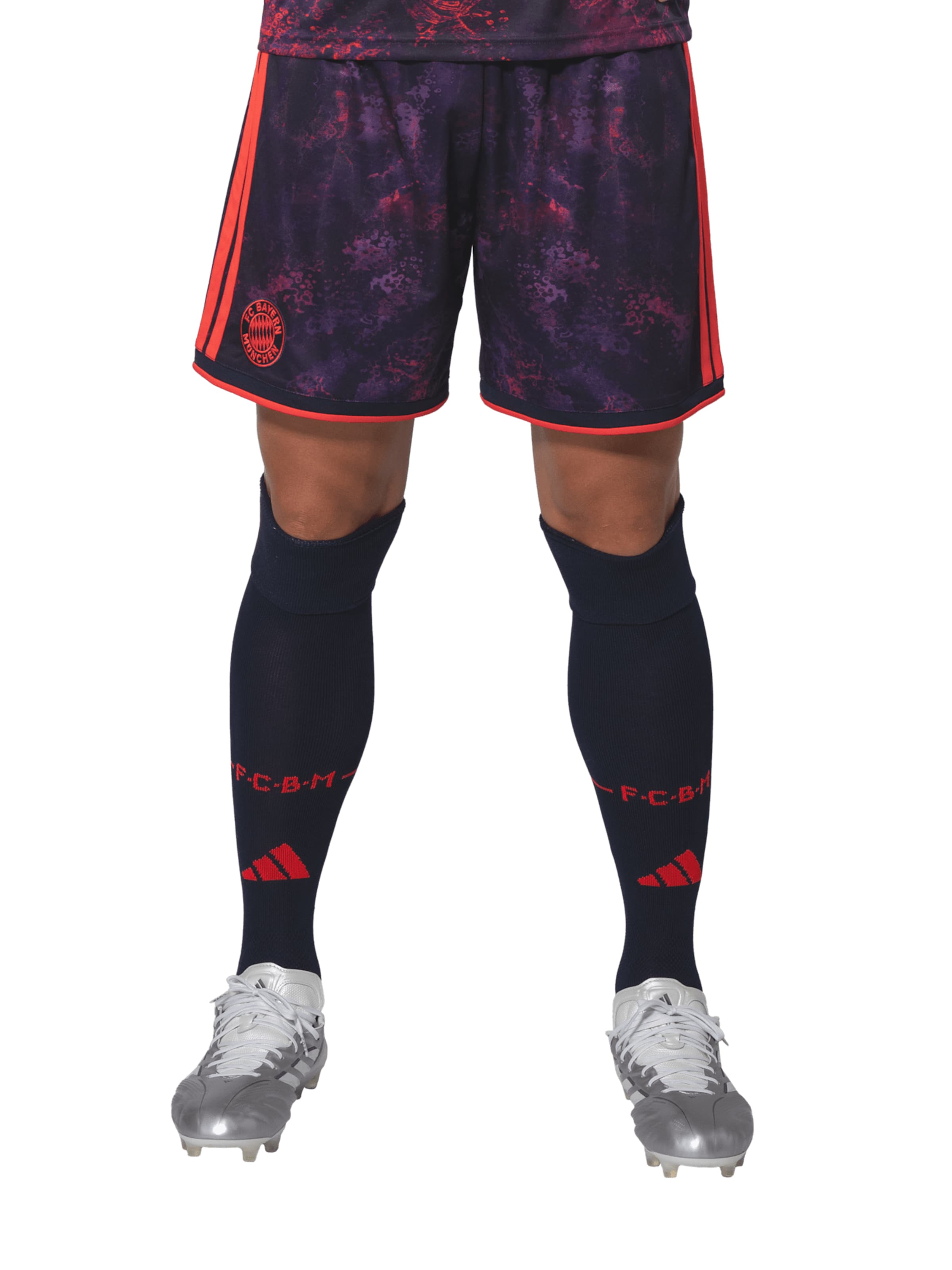 ADIDAS PERFORMANCE Regular Workout Pants in Purple: front