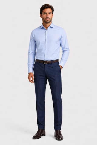 HECHTER PARIS Regular Fit Hemd 'Modern Fit' in Blau
