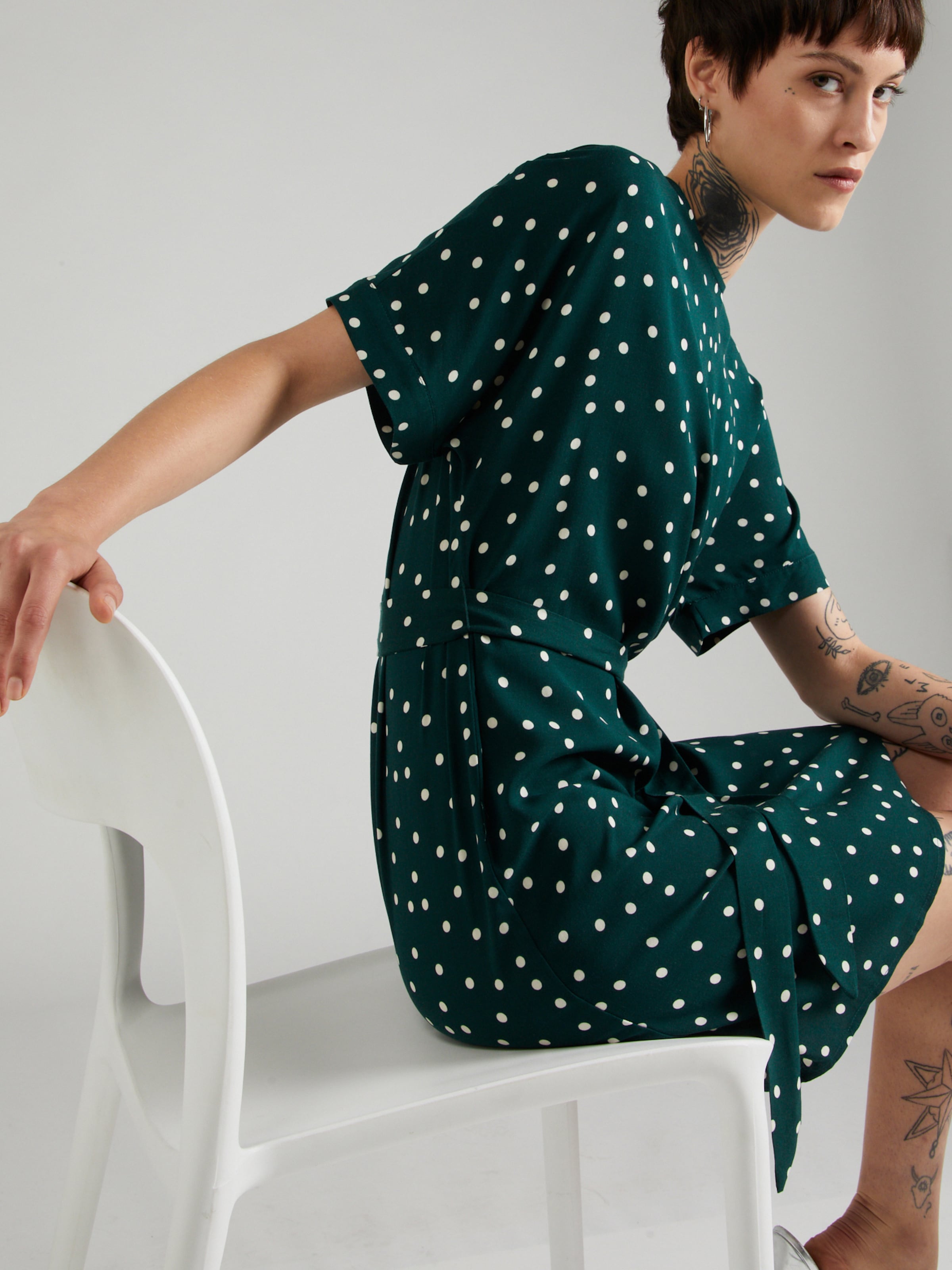 Vero moda 2024 dotted shirt dress