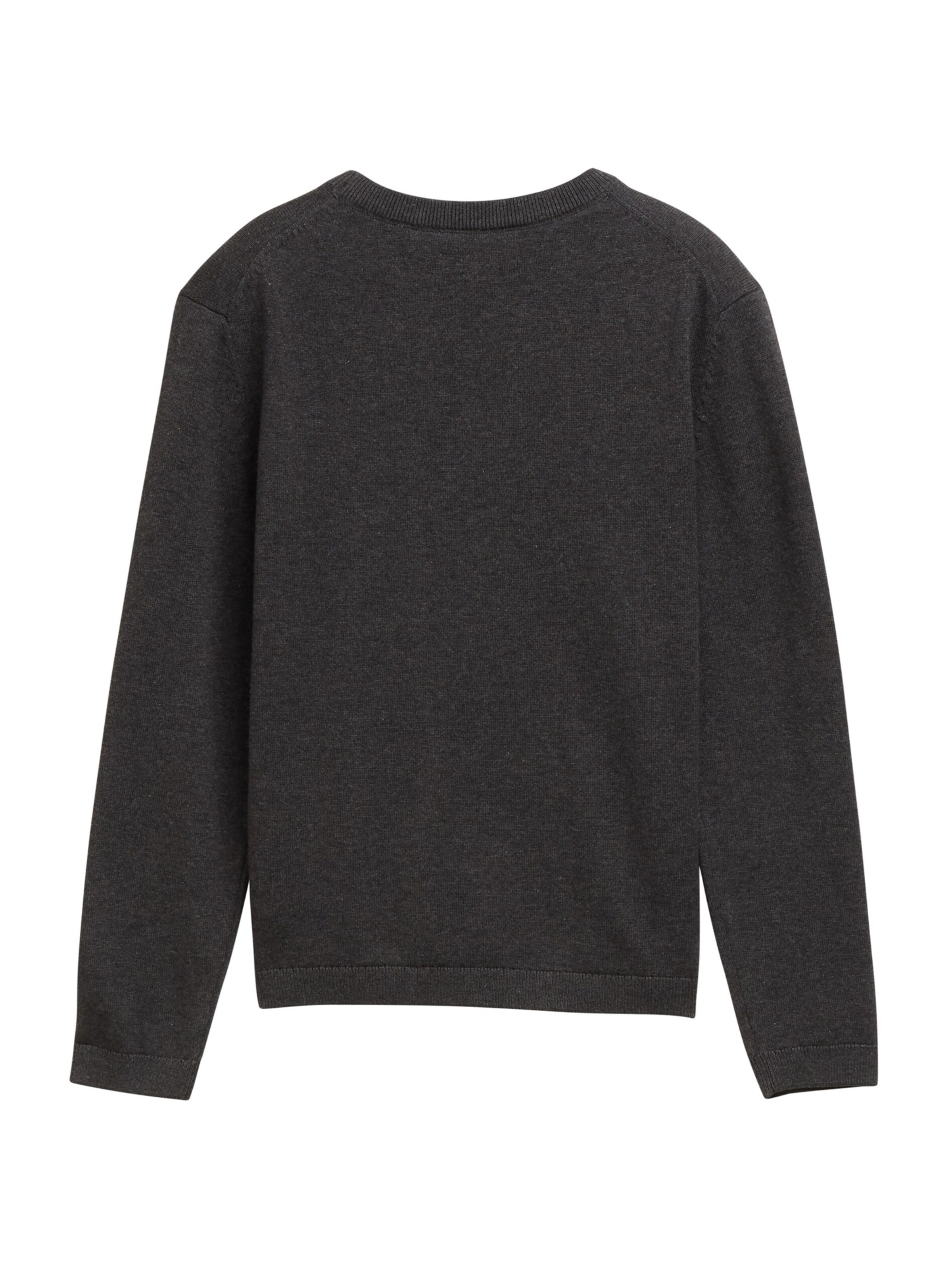 TOM TAILOR Sweater in Black