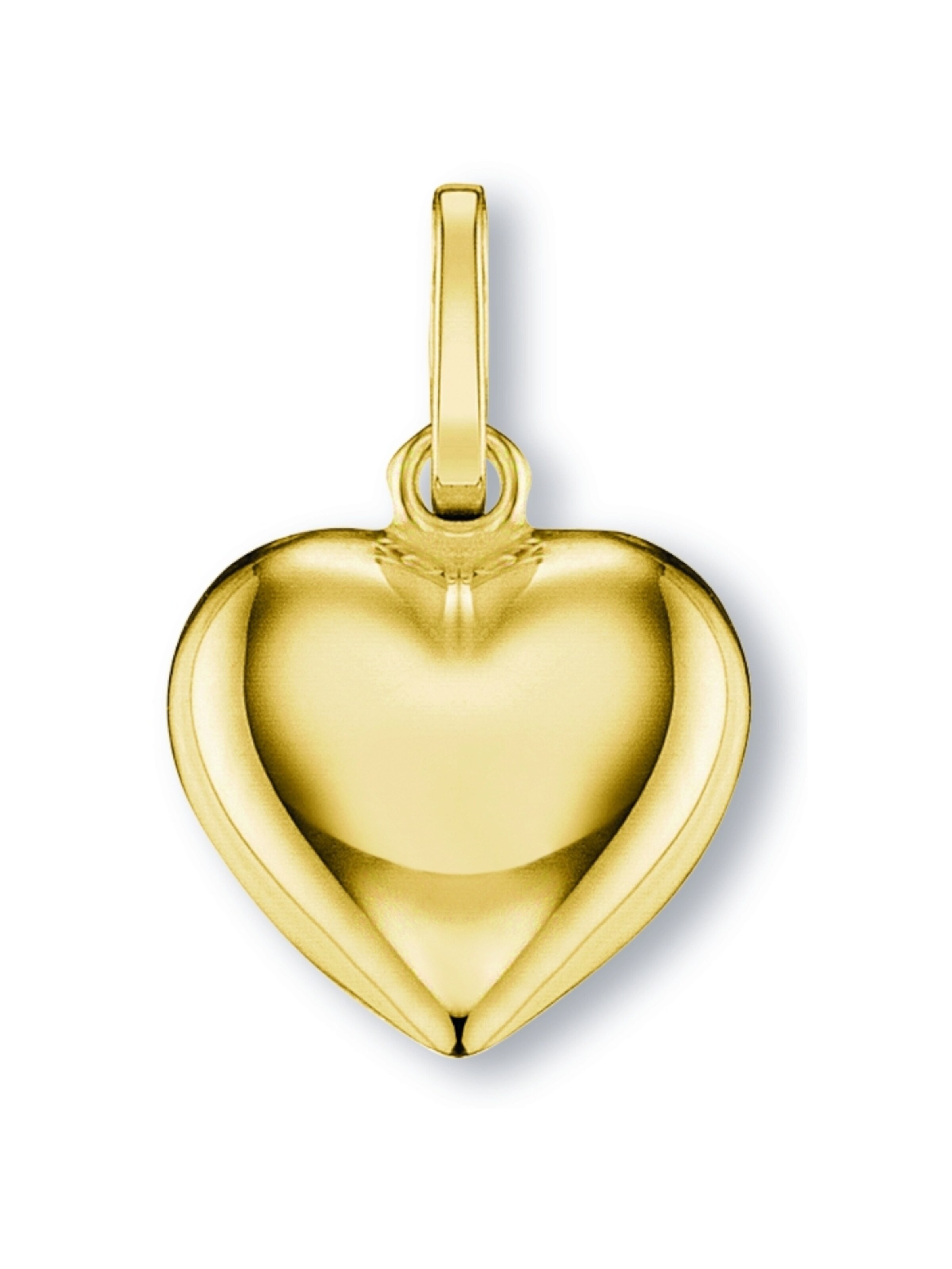 ONE ELEMENT Anhänger 'Herz' in Gold: Vorderseite